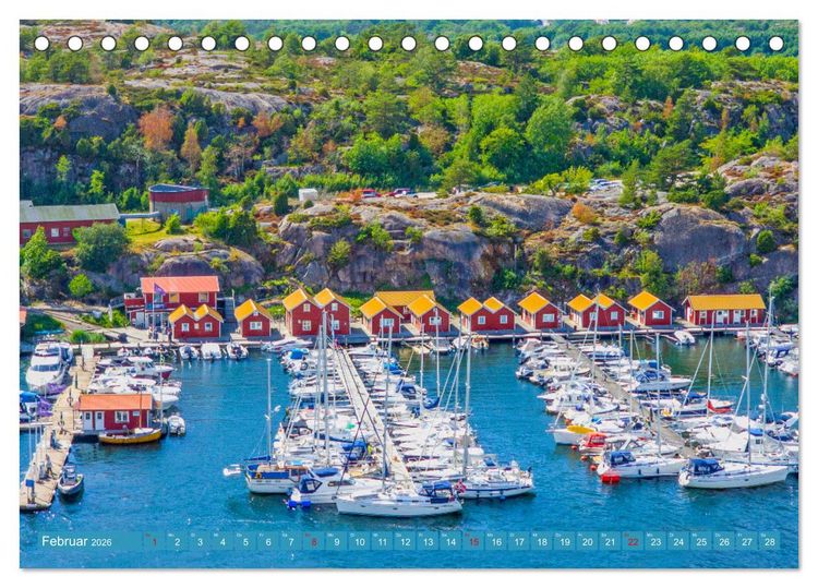 Produktbild: Schwedens sch&ouml;ne Westk&uuml;ste (Tischkalender 2026 DIN A5 quer), CALVENDO Monatskalender