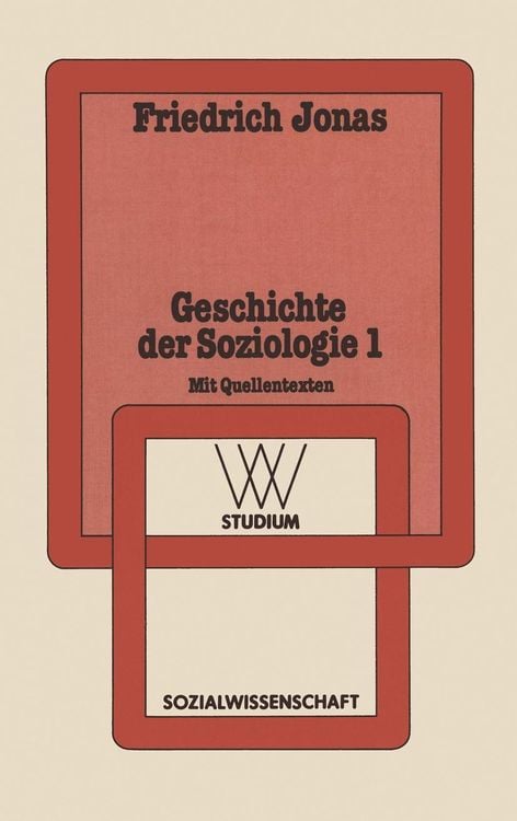 Produktbild: Geschichte der Soziologie 1