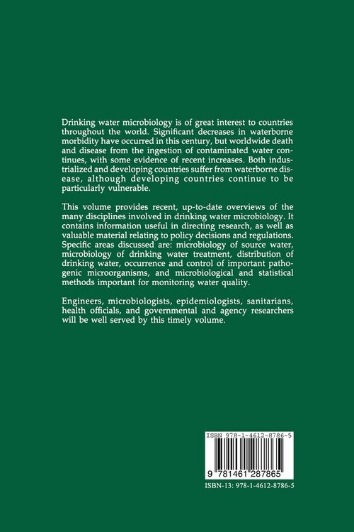 Produktbild: Drinking Water Microbiology