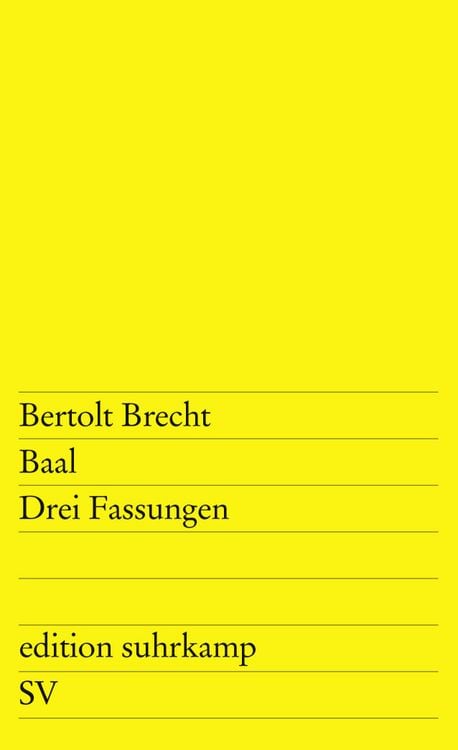 Bild vom Artikel Baal vom Autor Bertolt Brecht