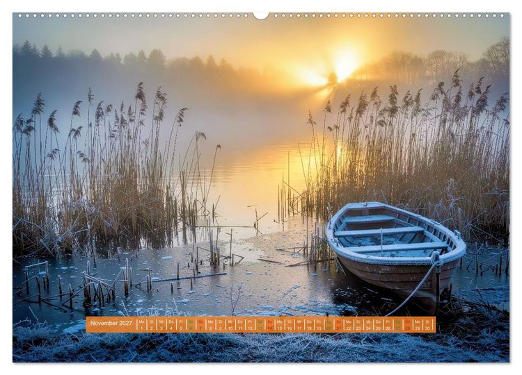 Produktbild: Malerische Seenlandschaft (Wandkalender 2027 DIN A2 quer), CALVENDO Monatskalender
