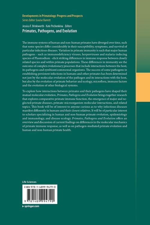 Produktbild: Primates, Pathogens, and Evolution
