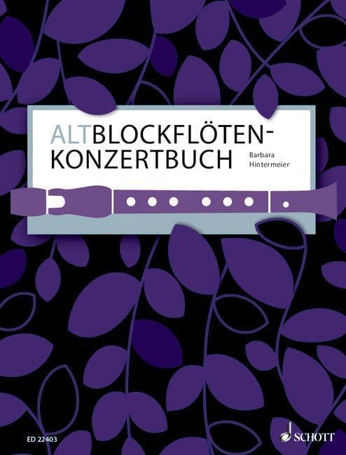 Bild vom Artikel Altblockflöten-Konzertbuch vom Autor Barbara Hintermeier