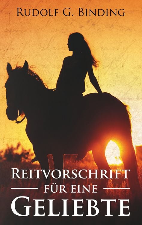 Produktbild: Reitvorschrift für eine Geliebte