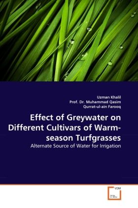 Produktbild: Khalil, U: Effect of Greywater on Different Cultivars of War