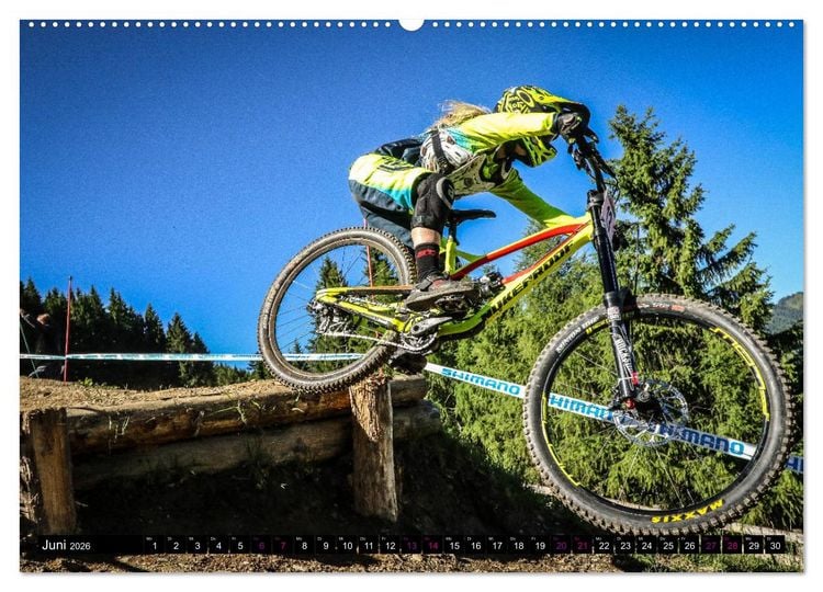 Produktbild: Women Downhill Racing (hochwertiger Premium Wandkalender 2026 DIN A2 quer), Kunstdruck in Hochglanz