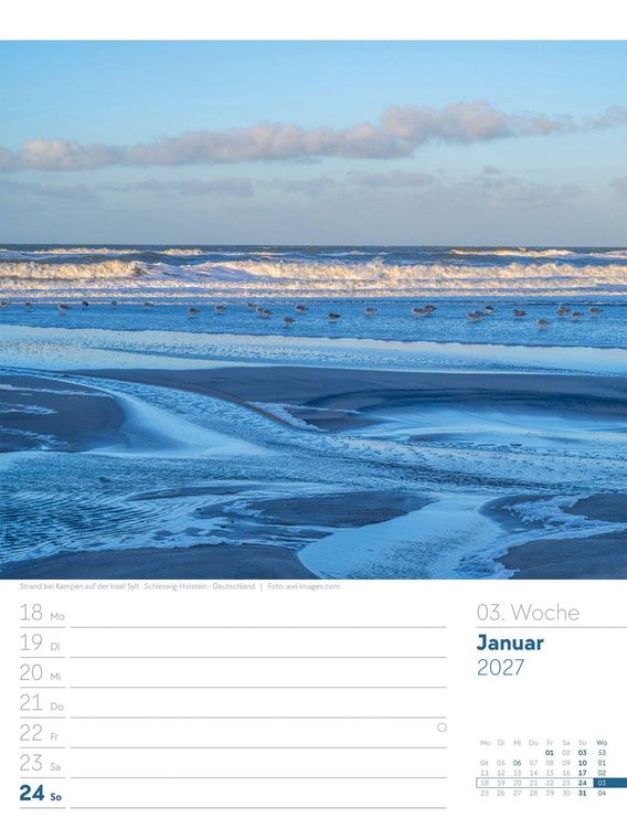 Produktbild: Am Meer Wochenplaner Kalender 2027
