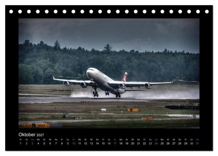 Produktbild: Faszination Luftfahrt (Tischkalender 2027 DIN A5 quer), CALVENDO Monatskalender