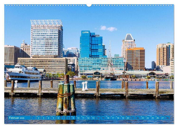 Produktbild: Baltimore. Maritimer Charme an der Ostk&uuml;ste der USA (hochwertiger Premium Wandkalender 2026 DIN A2 quer), Kunstdruck in Hochglanz