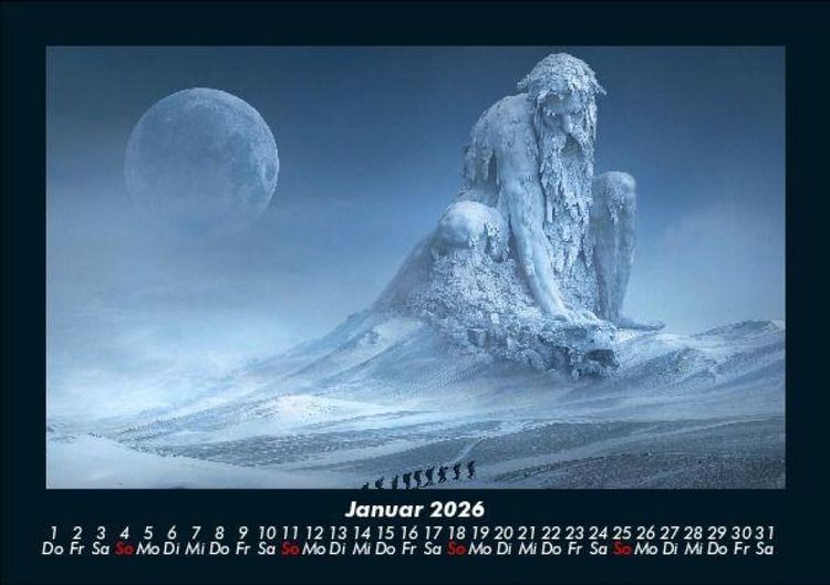 Produktbild: Mit Fantasy durch's Jahr 2026 Fotokalender DIN A5