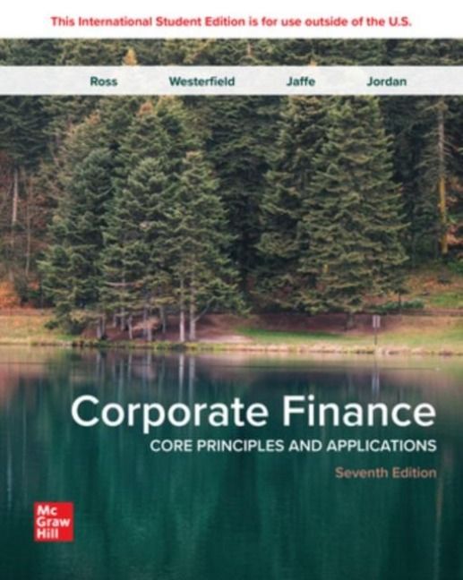 Produktbild: Jordan, B: Corporate Finance: Core Principles and Applicatio