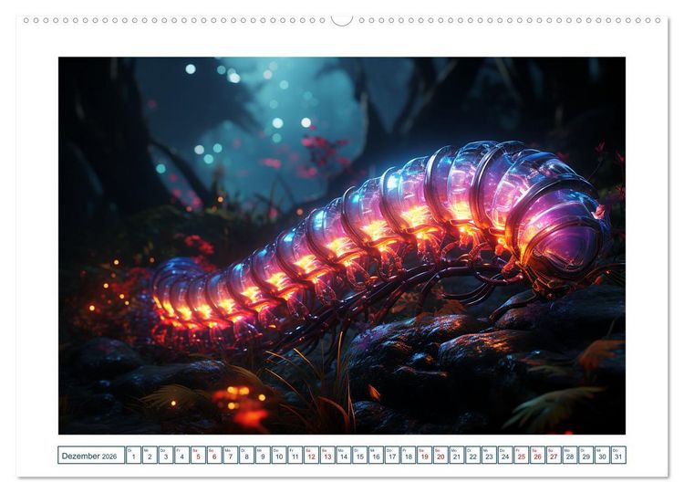 Produktbild: Magische Insekten (hochwertiger Premium Wandkalender 2026 DIN A2 quer), Kunstdruck in Hochglanz