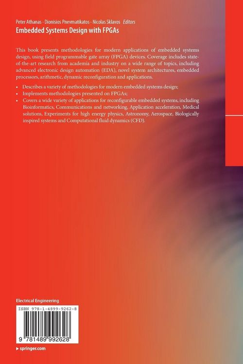 Produktbild: Embedded Systems Design with FPGAs
