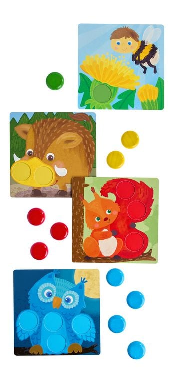 Produktbild: HABA 2013990001 - Zuordnungsspiel Waldtiere, 14-teilig