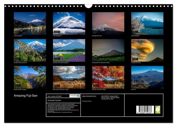 Produktbild: Amazing Fuji-San (Wall Calendar 2027 DIN A3 landscape), CALVENDO 12 Month Wall Calendar