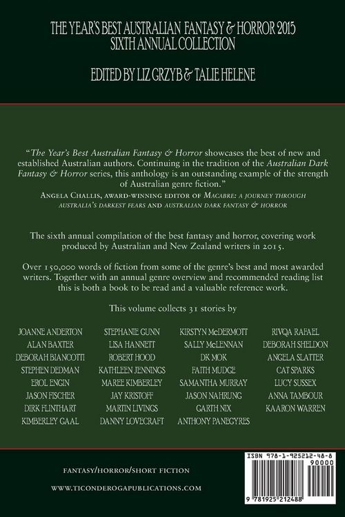 Produktbild: The Year's Best Australian Fantasy and Horror 2015
