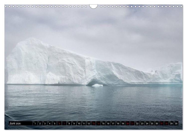 Produktbild: GR&Ouml;NLAND Eisfjord und Diskobucht (Wandkalender 2026 DIN A3 quer), CALVENDO Monatskalender