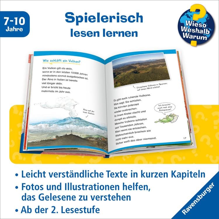 Produktbild: Wieso? Weshalb? Warum? Erstleser, Band 2 - Vulkane