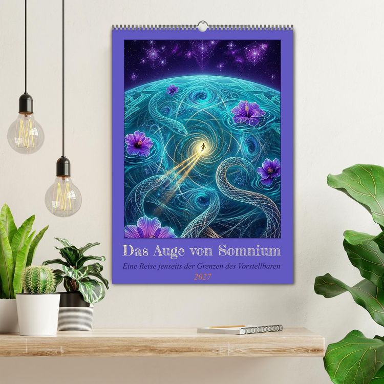 Produktbild: Das Auge von Somnium (Wandkalender 2027 DIN A2 hoch), CALVENDO Monatskalender
