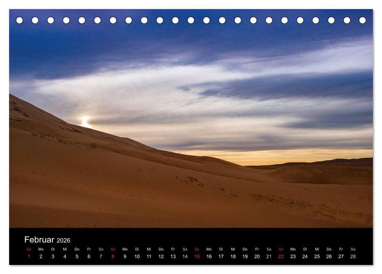 Produktbild: Mongolei - Zwischen Mittelalter und Moderne (Tischkalender 2026 DIN A5 quer), CALVENDO Monatskalender