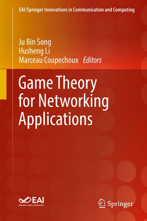 Produktbild: Game Theory for Networking Applications