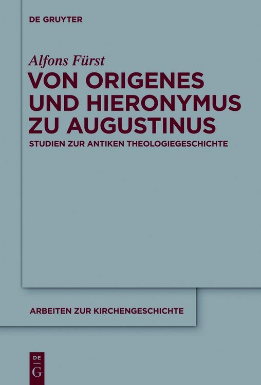 Produktbild: Von Origenes und Hieronymus zu Augustinus