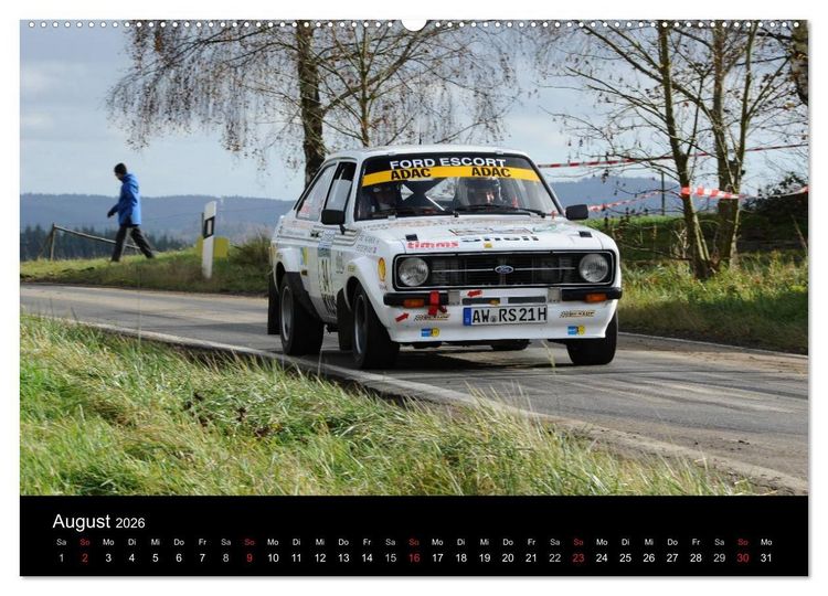 Produktbild: Asphalt und Schotter Rallye (hochwertiger Premium Wandkalender 2026 DIN A2 quer), Kunstdruck in Hochglanz