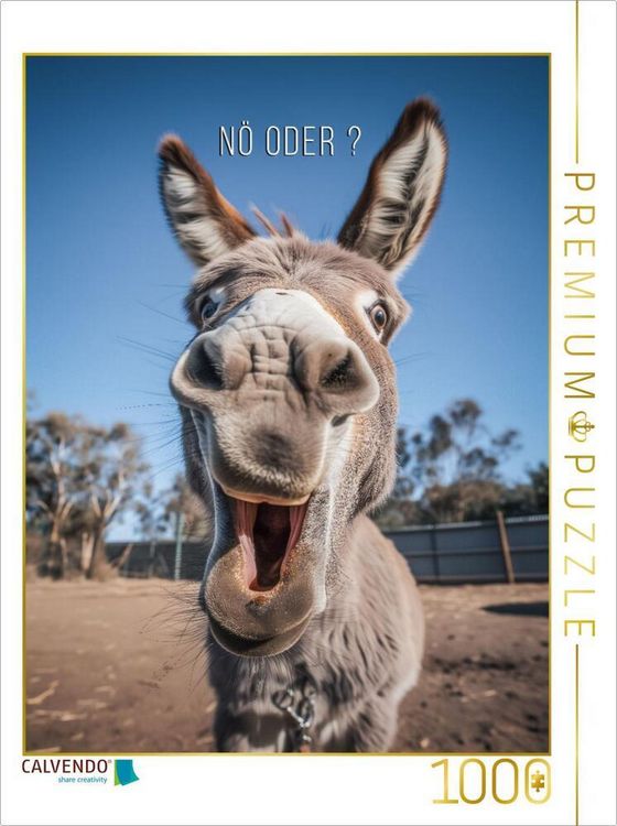 Produktbild: CALVENDO Puzzle Ein Motiv aus dem Kalender Lustige Tiere | 1000 Teile Lege-Gr&ouml;&szlig;e 64x48cm Foto-Puzzle f&uuml;r gl&uuml;ckliche Stunden