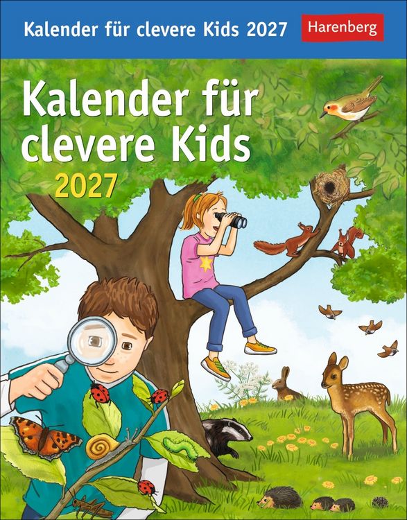 Produktbild: Kalender f&uuml;r clevere Kids Tagesabrei&szlig;kalender 2027