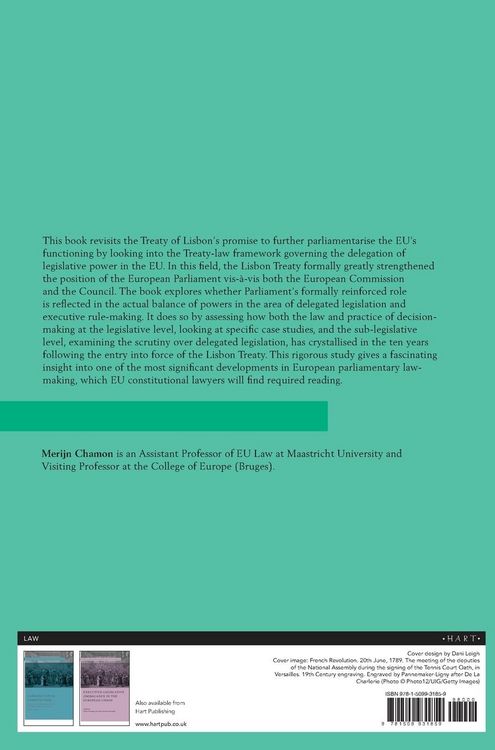 Produktbild: European Parliament and Delegated Legislation