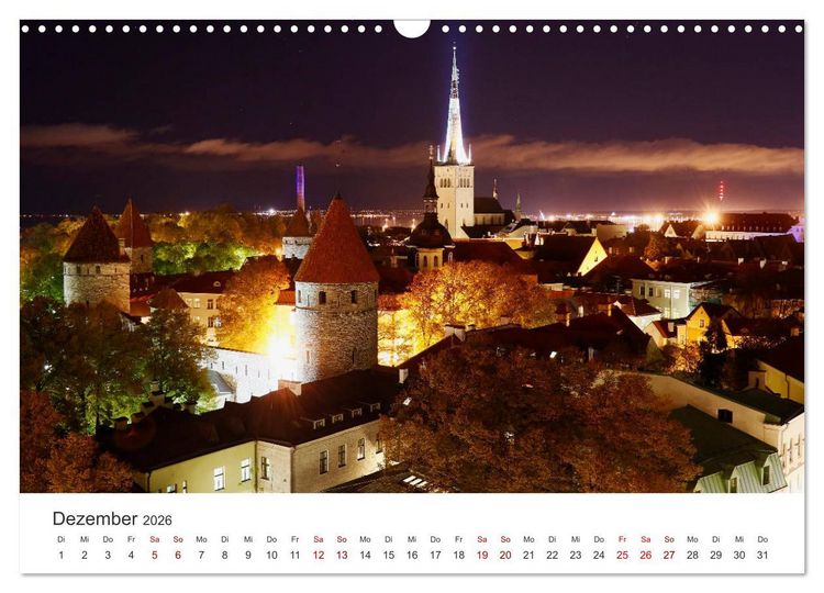 Produktbild: Estland - Pittoreske Sch&ouml;nheit im Baltikum (Wandkalender 2026 DIN A3 quer), CALVENDO Monatskalender