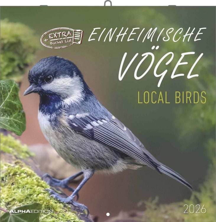Bild vom Artikel Einheimische Vögel 2026 - Broschürenkalender 30x30 cm (30x60 geöffnet) - Kalender mit Platz für Notizen - Birds - Bildkalender - Wandkalender - Vogelk vom Autor Alpha Edition