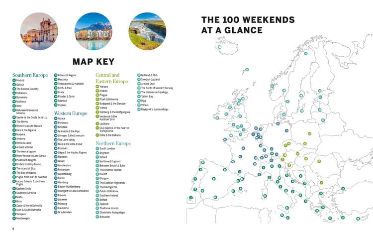 Produktbild: Lonely Planet 100 Weekends in Europe