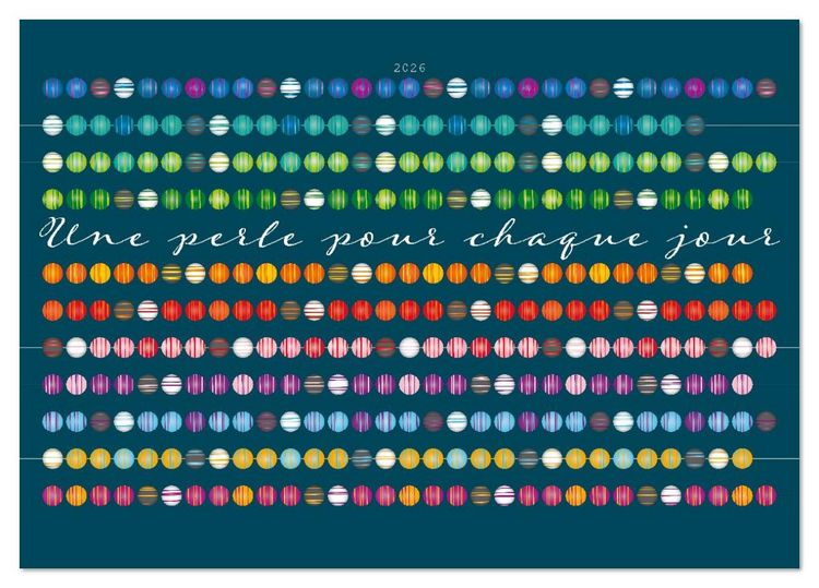 Produktbild: Une perle pour chaque jour (Calendrier de bureau 2026 DIN A5 vertical), CALVENDO calendrier mensuel