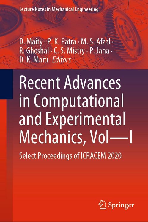 Produktbild: Recent Advances in Computational and Experimental Mechanics, Vol-I