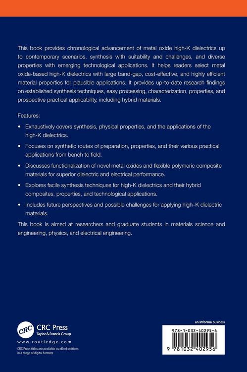 Produktbild: Metal Oxide-based High-K Dielectrics