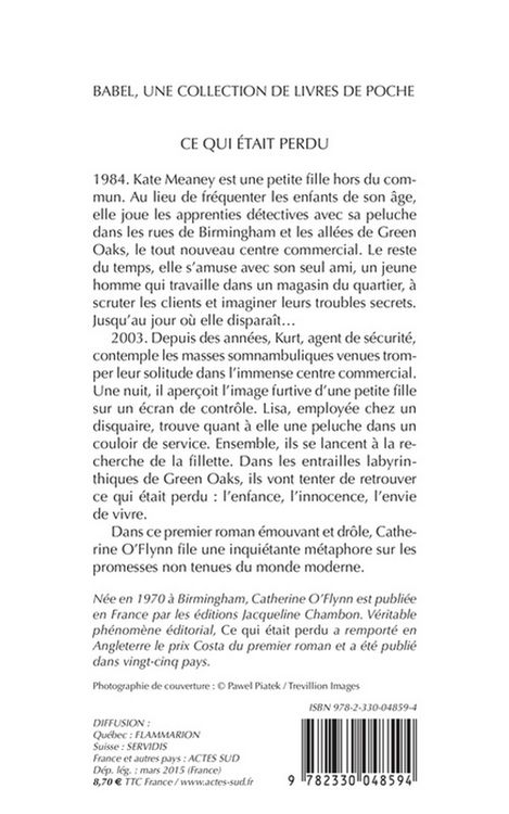 Produktbild: Ce qui &eacute;tait perdu