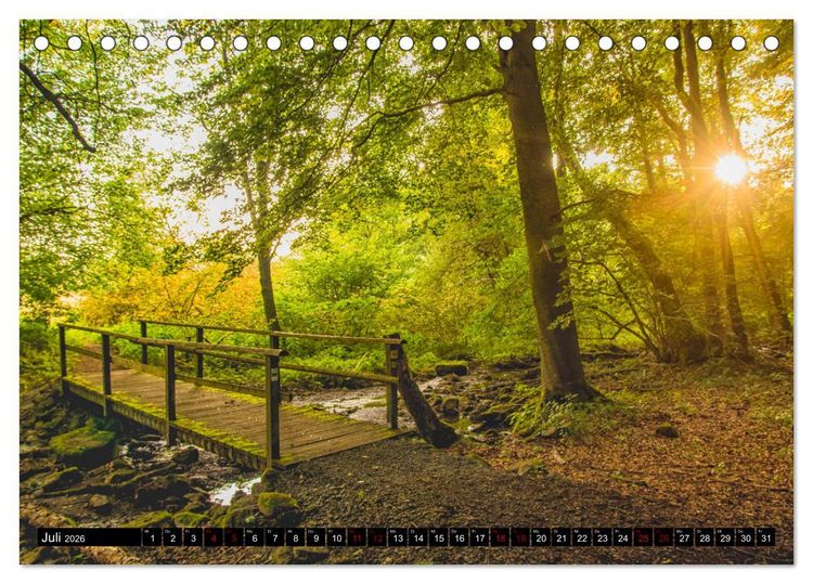 Produktbild: Westerwaldliebe (Tischkalender 2026 DIN A5 quer), CALVENDO Monatskalender