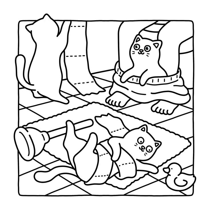 Produktbild: Cozy Coloring - Naughty Cats