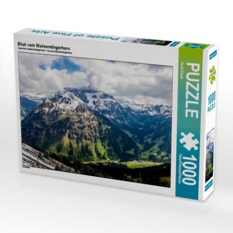 Produktbild: CALVENDO Puzzle Blick vom Walmendingerhorn 1000 Teile Puzzle quer | 1000 Teile Lege-Gr&ouml;&szlig;e 64 &times; 48 cm Foto-Puzzle f&uuml;r gl&uuml;ckliche Stunden