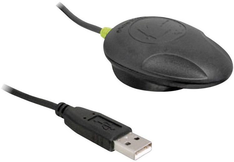 Produktbild: Navilock NL-602U GPS Empf&auml;nger Schwarz 1St.