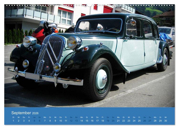 Produktbild: Citroen Traction Avant (Wandkalender 2026 DIN A2 quer), CALVENDO Monatskalender