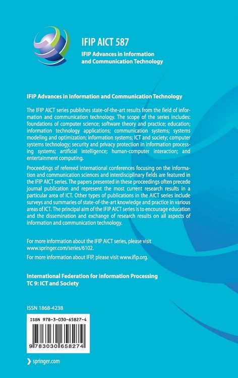 Produktbild: Information and Communication Technologies for Development