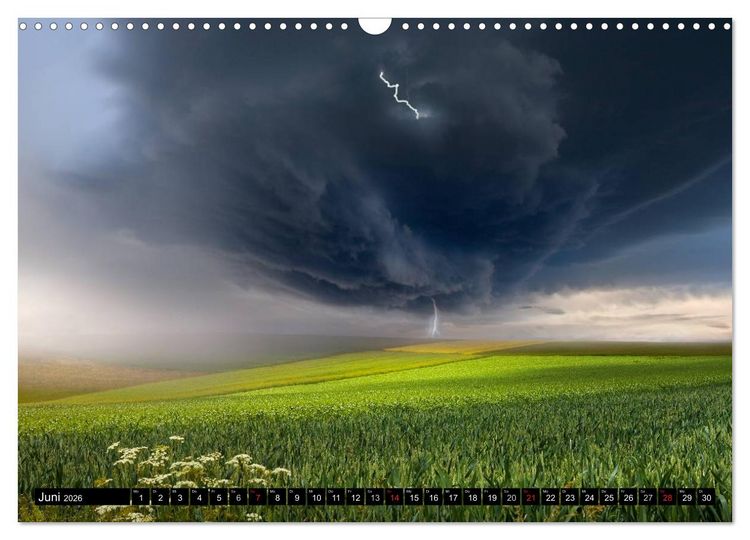 Produktbild: WETTER-LANDSCHAFTEN (Wandkalender 2026 DIN A3 quer), CALVENDO Monatskalender