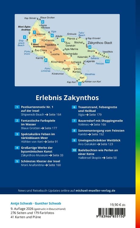 Produktbild: MICHAEL M&Uuml;LLER Reisef&uuml;hrer Zakynthos