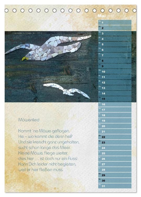 Produktbild: Wenn alle M&ouml;wen Emma hie&szlig;en... (Tischkalender 2027 DIN A5 hoch), CALVENDO Monatskalender