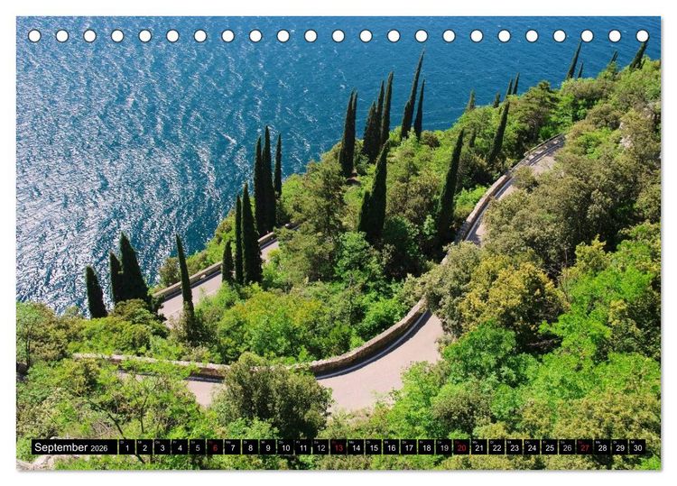 Produktbild: Gardasee (Tischkalender 2026 DIN A5 quer), CALVENDO Monatskalender