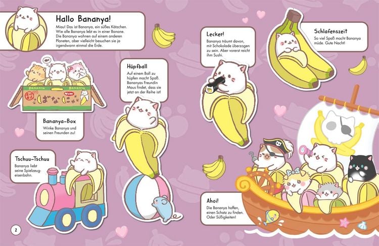 Produktbild: Bananya Das ultimative Stickerlexikon