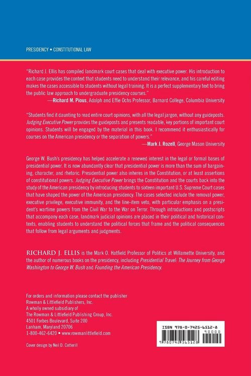 Produktbild: Judging Executive Power
