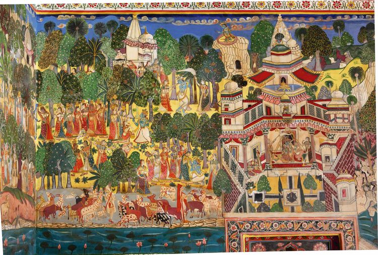 Produktbild: Indische Wandbilder: Eine Reise zu G&ouml;ttern und Mythen des Hinduismus